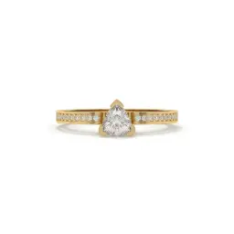 Trinity Spark Trillion-Cut Ring  (LAB GROWN, 18K YELLOW GOLD)