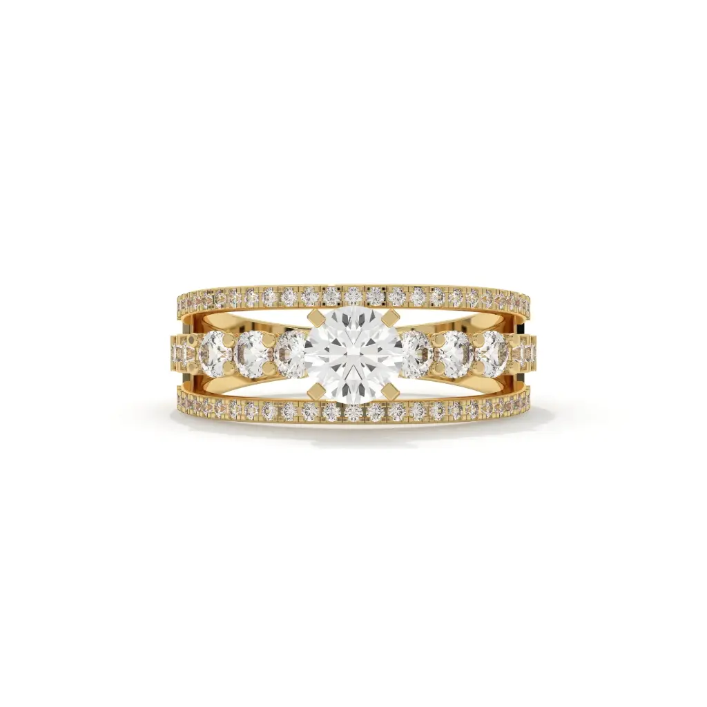 Eternal Spark Round-Cut Ring 