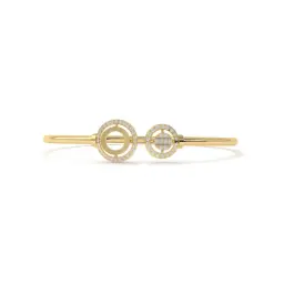 Infinity Glow Diamond Bangle  (LAB GROWN, 18K YELLOW GOLD, 2-2 (2 2/16"))