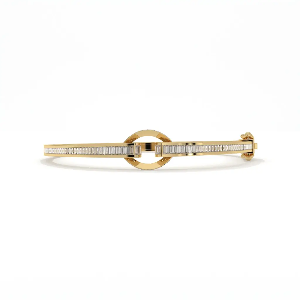 Radiance Link Diamond Bangle 