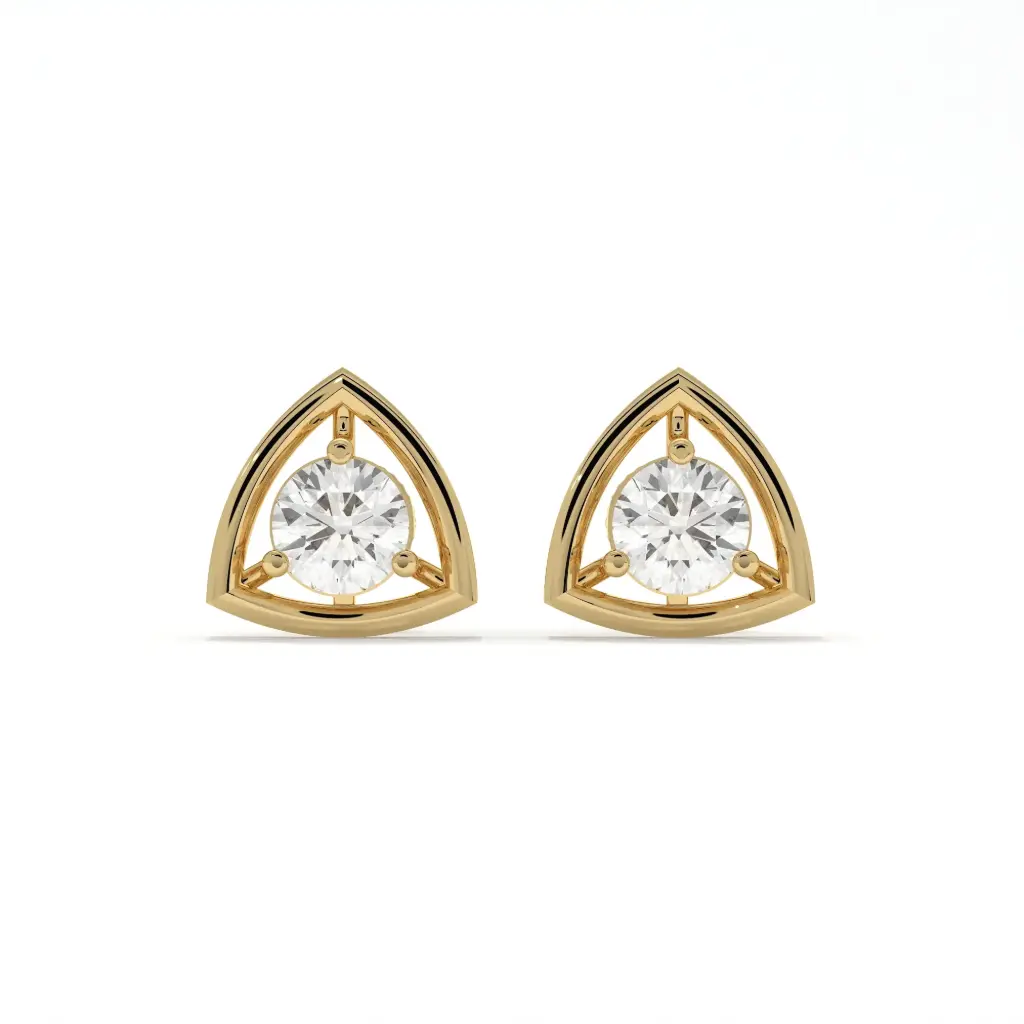 TriAura Diamond Studs 
