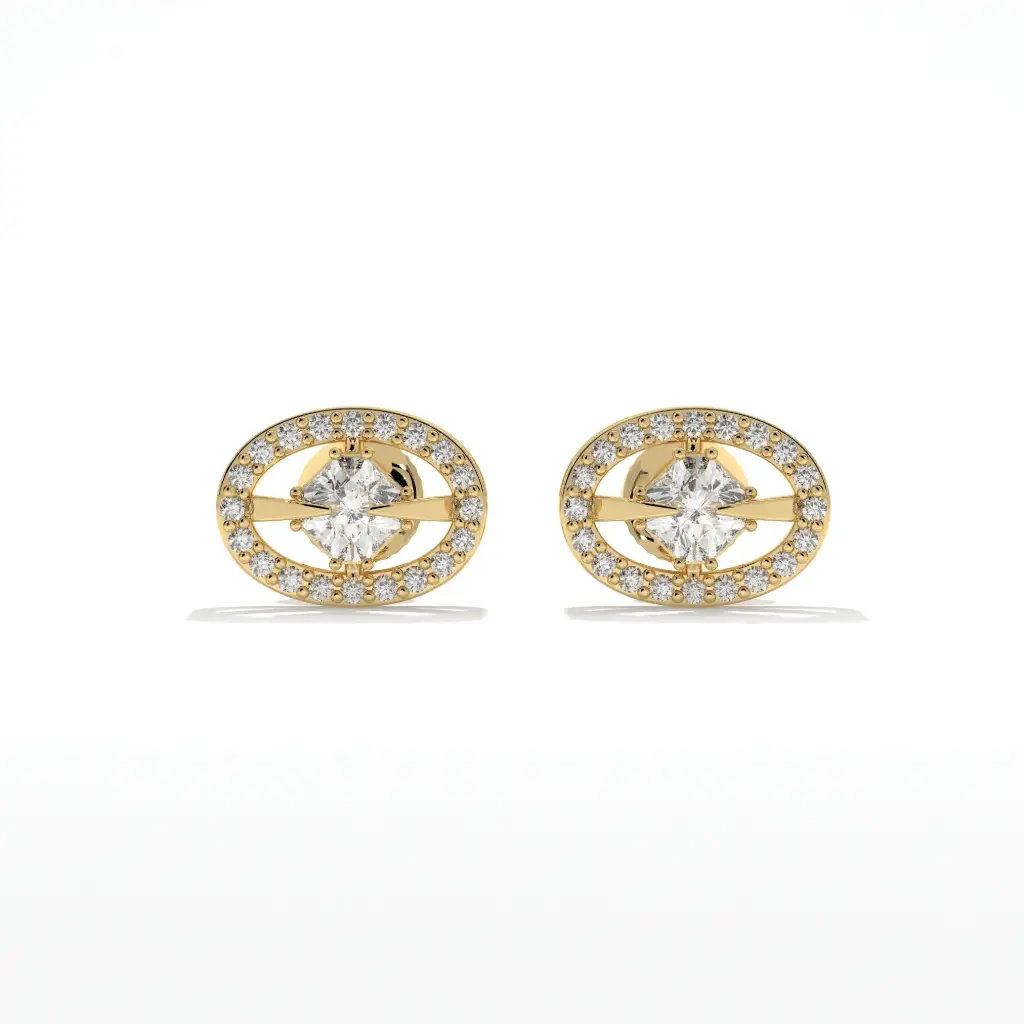 Stellar Orbit Diamond Studs 