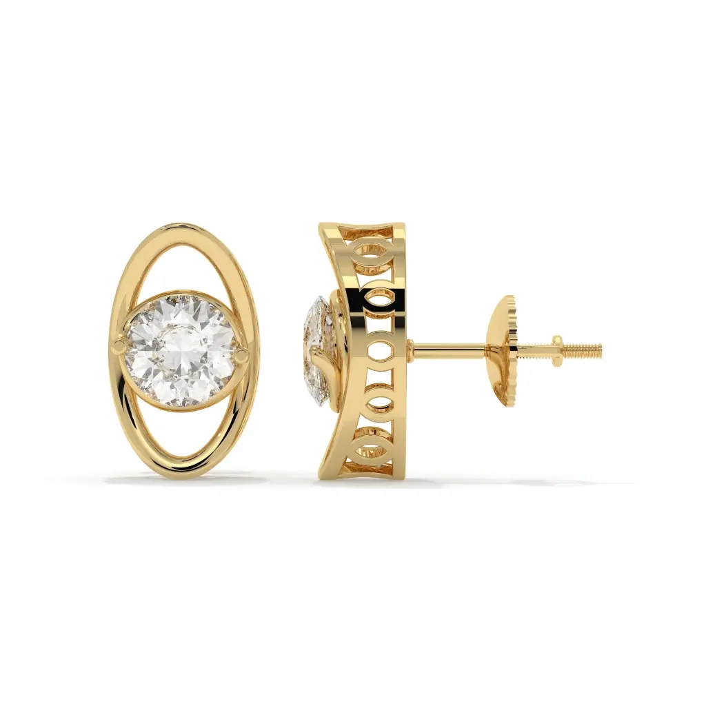 HaloGlow Diamond Studs