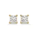 Princess Radiance Diamond Studs 