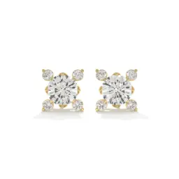 Celestial Cluster Diamond Studs  (LAB GROWN, 18K YELLOW GOLD)