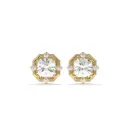 Octagon Starburst Diamond Studs 