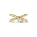 Dewdrop Halo Diamond Ring 