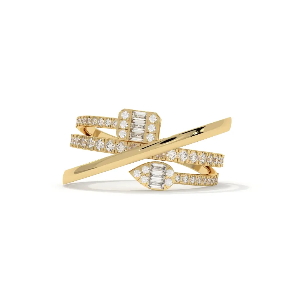 Twilight Layers Diamond Ring 