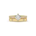 Regal Princess Cut Duo Ring 
