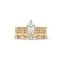 Marquise Elegance Layered Ring 