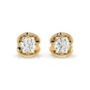 Eternal Round Diamond Studs 