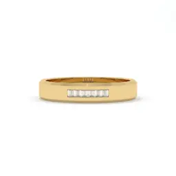 Glacier Edge Band (LAB GROWN, 18K Yellow Gold)