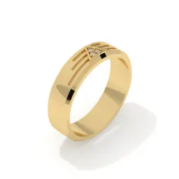 The Summit Ring  (LAB GROWN, 18K Yellow Gold)
