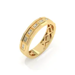 Bound Eternity Band  (LAB GROWN, 18K Yellow Gold)