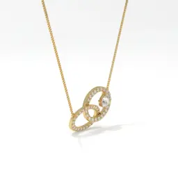 Twilight Ovals Necklace  (LAB GROWN, 18K YELLOW GOLD)