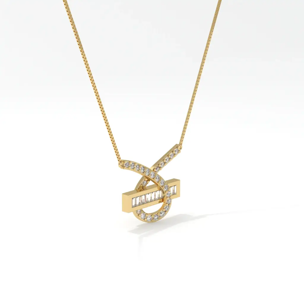 Infinity Bar Necklace 